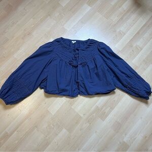 Aerie Tie Front Blouse